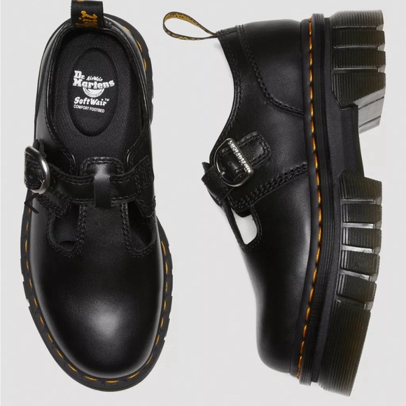 Dr Martens Air Wair AUDRICK NAPPA LUX PLATFORM MARY JANE SHOES Size 8 - Picture 9 of 12